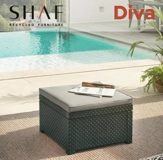 Shaf - Diva | Puff da Esterno per Mobili da Giardino