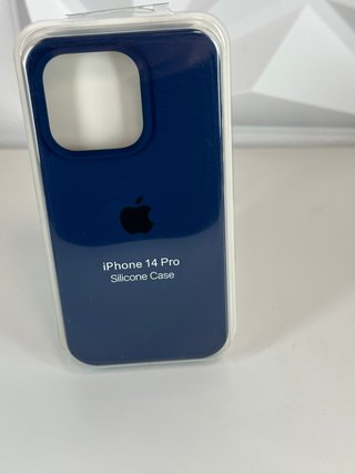 Funda Silicona Apple iPhone 14 Pro Azul