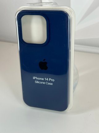 Funda Silicona Apple iPhone 14 Pro Azul
