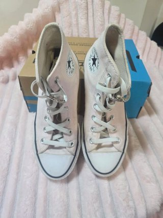 Zapatillas Converse All Star altas rosa