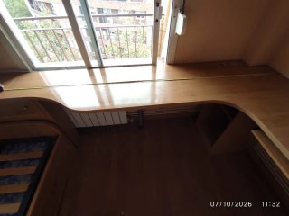 Cama nido con escritorio + colchón alta gama