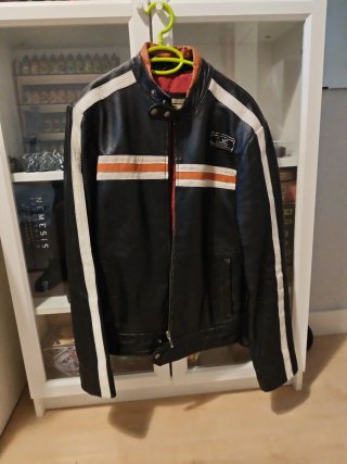 Chaqueta de cuero ONSET Negra