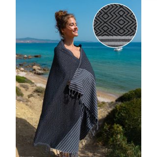 Toalla Hammam Sahara Negra