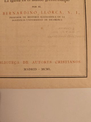 Historia de la Iglesia Católica Edad Antigua 1950