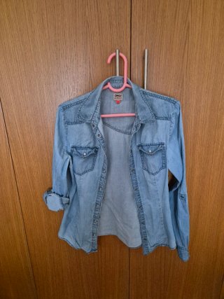 Camiseta vaquera Only azul