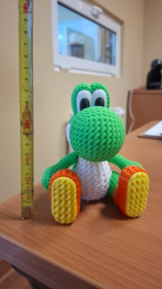 Yoshi estilo tejido 3D