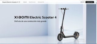 Patinete Eléctrico Xiaomi Electric Scooter 4