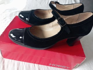 Zapatos de Tacón Hobby Negros Talla 40