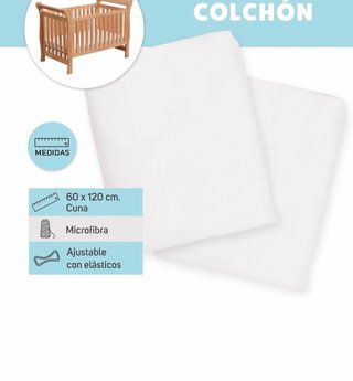 Protector de Colchón para Cuna 60x120 cm