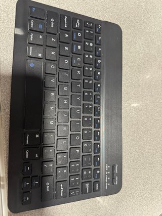 Teclado ordenador negro inalámbricos