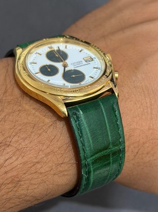 Orologio Citizen Chronograph Panda Vintage