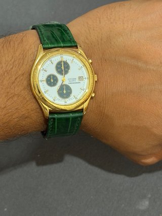 Orologio Citizen Chronograph Panda Vintage