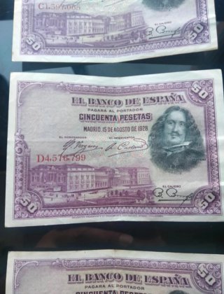 Lote 3 Billetes 50 Pesetas Banco de España 1928