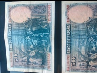 Lote 3 Billetes 50 Pesetas Banco de España 1928