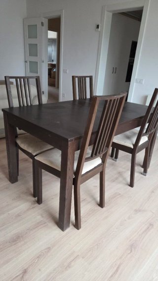 Mesa de Comedor con 6 Sillas