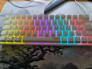 Teclado Mecánico Gaming GAME GMKH-60 Blanco