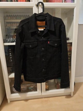 Cazadora Vaquera Negra Levi's Premium Trucker