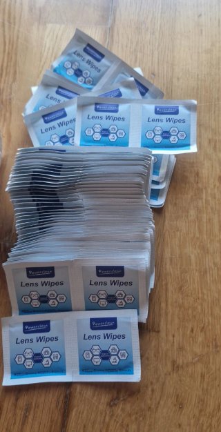 100 Lenços Limpa Lentes