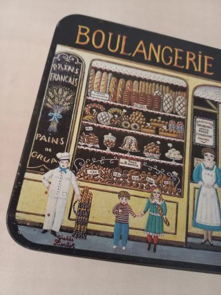 Scatola Latta Vintage Boulangerie Destrooper