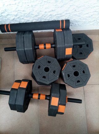 Juego de pesas 29 kg