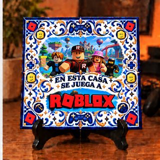 Azulejo Roblox En esta casa se juega