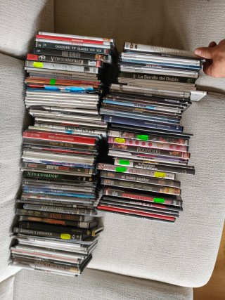 Lote de películas en 265 DVD y 15 VHS