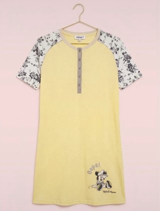 Camisón Disney Minnie Mouse Amarillo Talla M