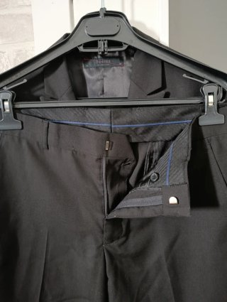 Traje de chaqueta Bershka negro