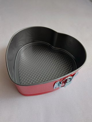 Stampo da forno a cuore apribile