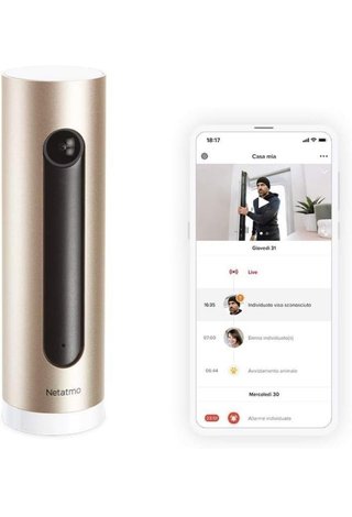 Netatmo Cámara de Vigilancia Interior con Soporte