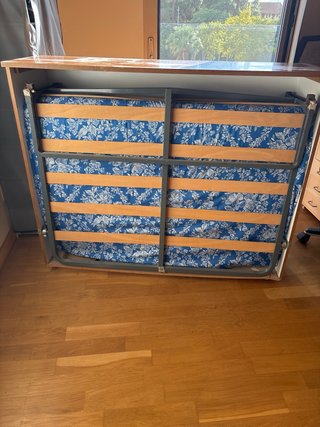 Cama Plegable de Madera. Recogida en Castellon.