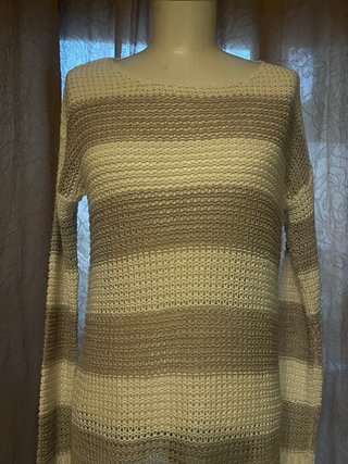 Maglia bicolore a righe
