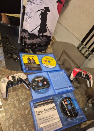 pack PS5 pers. 2 mandos pers. 3 juegos (ps4/ps5)