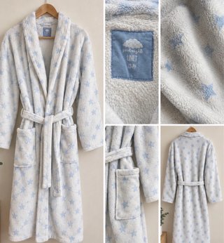 Bata de Estar por Casa Estampada Talla 13-14