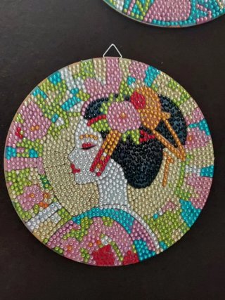 Set 4 decorazioni giapponesi da appendere