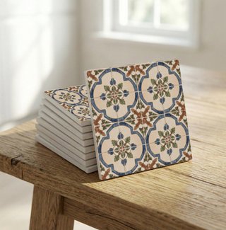 Pack 6 azulejos andaluces 10x10 cm cerámica