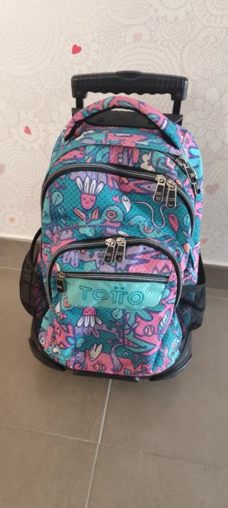 Mochila escolar Totto con ruedas