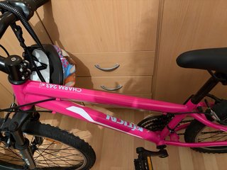 Bicicleta juvenil rosa MÍTICAL