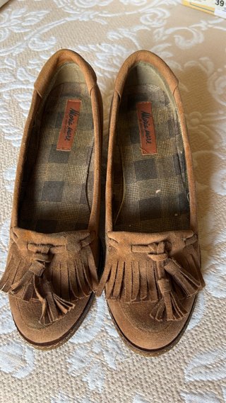 Mocasines con Cuña y Flecos Maria Mare