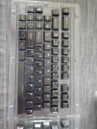 Keycaps negras para teclado