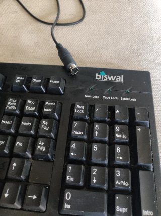 Teclado Biswal Negro Ordenador