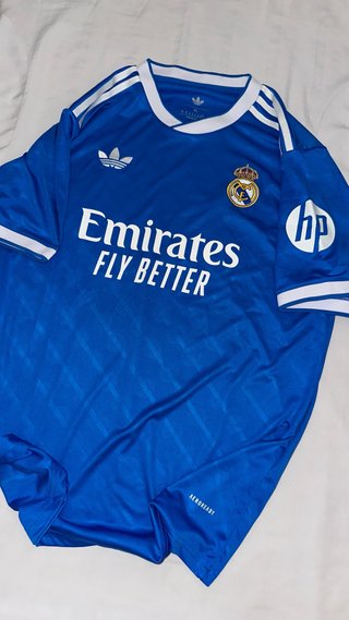 Camiseta Real Madrid Adidas Azul XL
