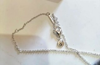 Conjunto Pandora Corazón Rosa y Plata