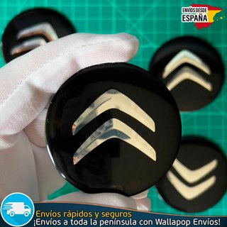 Emblemas Citroen 56mm Pegatinas X4 Tapas Tapacubos
