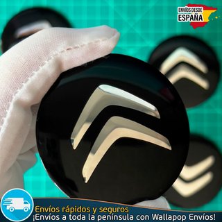 Emblemas Citroen 56mm Pegatinas X4 Tapas Tapacubos