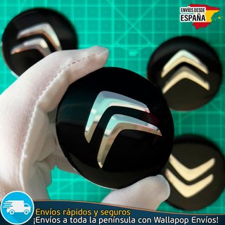 Emblemas Citroen 56mm Pegatinas X4 Tapas Tapacubos