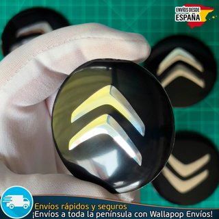 Emblemas Citroen 56mm Pegatinas X4 Tapas Tapacubos