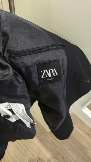 Traje Hombre Zara Americana 46 Pantalón 38