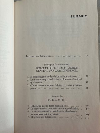 Hábitos atómicos: cambios pequeños, resultados ...