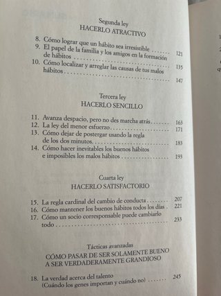 Hábitos atómicos: cambios pequeños, resultados ...
